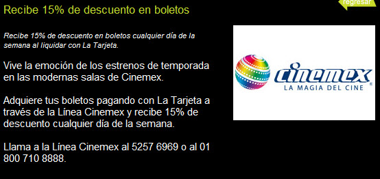 trampa cinemex american express descuento que no es real