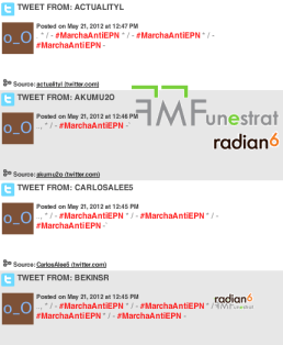 bots bots del hashtag #marchaantiepn